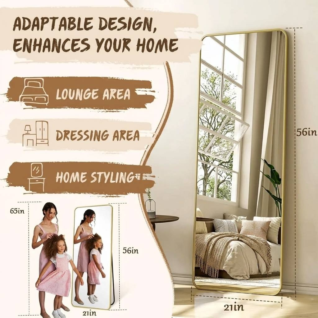 Full Length Mirror with Stand