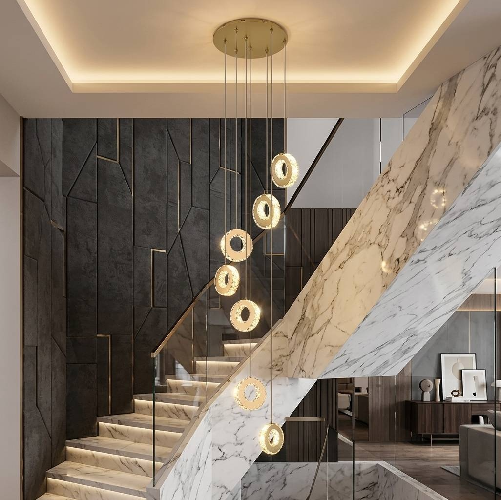 Nordic Pendant Chandelier for Staircase or Dining Room