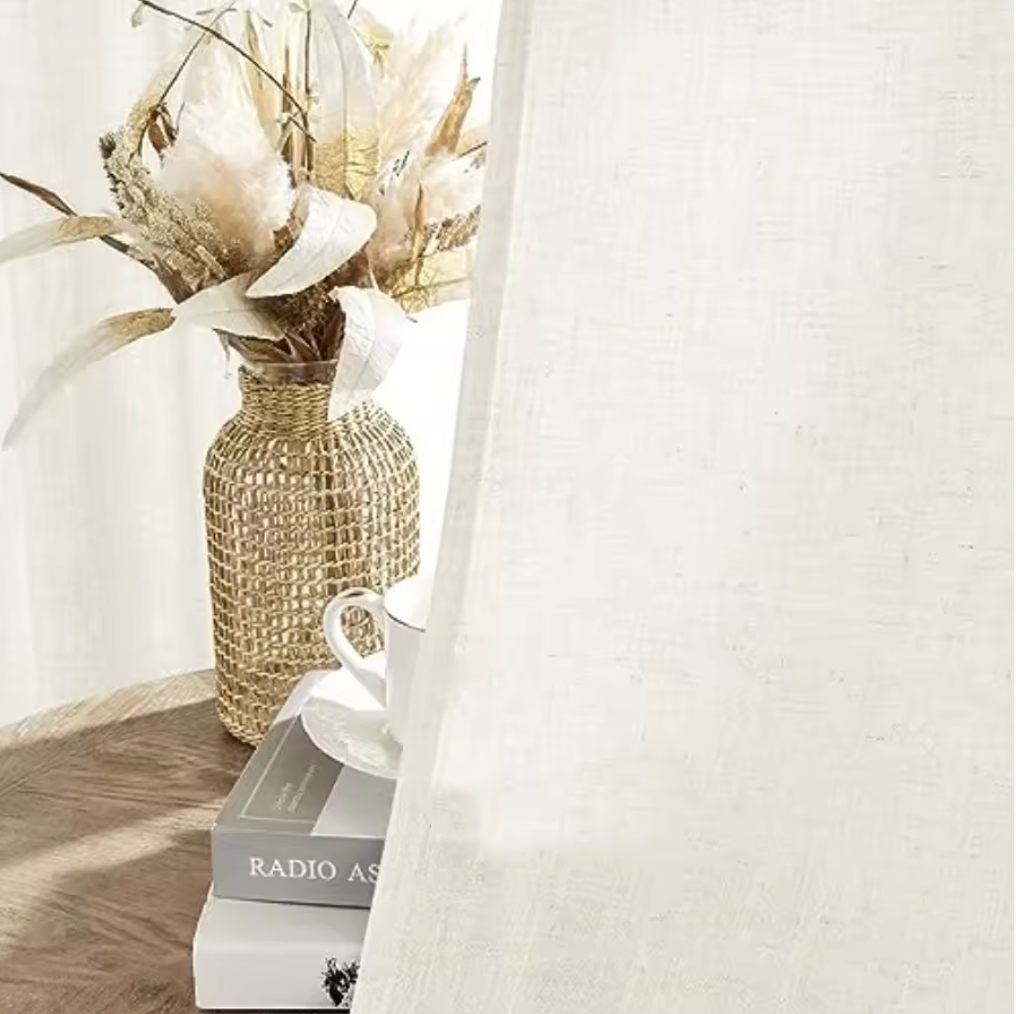 Curtains 2 Panel Set Ivory
